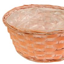 Artículo Cesta para plantas redonda Ø25cm naranja, amarillo, verde 6 piezas