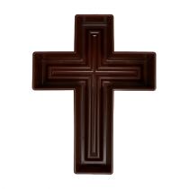 Cruz de plantas 24cm x 32cm marrón, 1ud