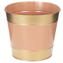 Artículo Maceta/jardinera de metal, Ø17cm H14.5cm, 4 piezas