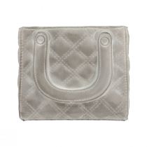 Artículo Macetero macetero de hormigón bolso 18×11×15,5cm
