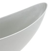 Artículo Macetero 39cm x 12,5cm H13cm gris claro, 1 pieza