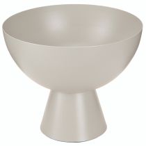 Artículo Macetero decorativo de metal con base gris Ø16cm H13cm