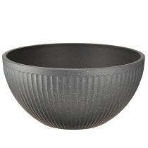 Artículo Macetero de plástico antracita Ø35cm H16,5cm