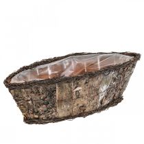 Cuenco para plantas cesta para plantas vides de abedul cesta decorativa 17×15×34cm
