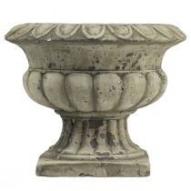 Artículo Macetero trofeo de hormigón antiguo Ø20cm H16,5cm