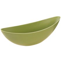 Artículo Cuenco decorativo plástico barco planta verde 28×9×9cm 3ud