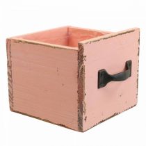 Artículo Cajón para plantas caja decorativa de madera para plantas Melocotón 12,5 cm