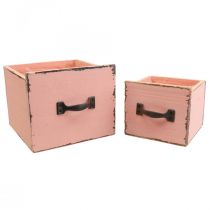 Artículo Cajón para plantas jardinera de madera Melocotón 12,5/16cm juego de 2