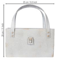 Artículo Bolsa de metal, moderna y agradable atmósfera para uso interior y exterior, 28 cm.