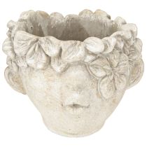 Artículo Maceta con forma de busto, beso en la boca, con crema facial, H10cm, 3 unidades