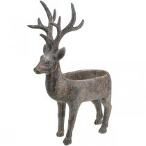 Macetero ciervo decorativo reno maceta H39.5cm