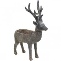 Macetero ciervo decorativo reno maceta H39.5cm