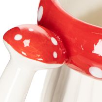 Artículo Taza de cerámica con diseño de amanita muscaria para decoración, 10 cm