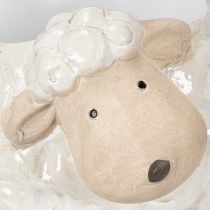 Artículo Maceta de cerámica con forma de oveja, macetero decorativo para jardín y hogar, 2 piezas