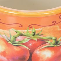 Artículo Juego de 3 macetas de cerámica para tomates, decorativas para cocina y decoración retro, 14 cm