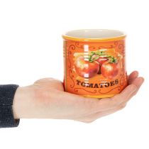 Artículo Juego de 3 macetas de cerámica para tomates, decorativas para cocina y decoración retro, 14 cm