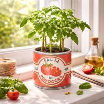 Artículo Macetas decorativas de cerámica con diseño de tomate para un toque elegante en el hogar, 14 cm, juego de 3