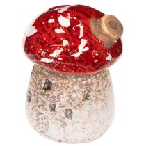Artículo Decoración de casa de setas, amanita muscaria en miniatura de 6 cm, 2 unidades