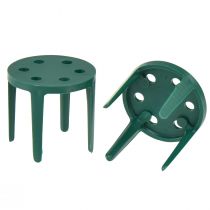 Artículo Pinholder porta arreglos florales para espuma floral verde 3cm 50uds