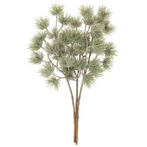 Artículo Rama artificial de abeto, rama grande de pino para decoración invernal, 55 cm, 3 piezas