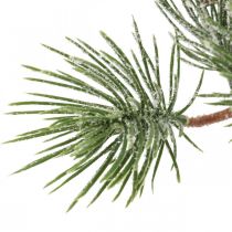 Ramas navideñas rama de pino artificial nevada 30cm 6pcs