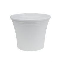 Artículo Maceta de plástico “Irys” blanca Ø17cm H14cm 1 ud