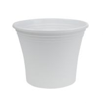Artículo Maceta de plástico “Irys” blanco Ø19cm H16cm 1ud