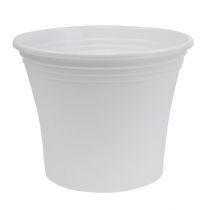 Artículo Maceta de plástico “Irys” blanco Ø25cm H21cm, 1ud