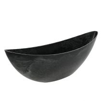 Artículo Barco de plástico antracita 55,5cm x 14,5cm H17,5cm, 1ud