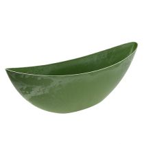 Artículo Barco de plástico verde 55,5cm x 14,5cm H17,5cm 1 pieza