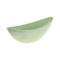 Cuenco decorativo, cuenco de plantas, verde pastel 34cm x 11cm H11cm