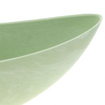 Cuenco decorativo, cuenco de plantas, verde pastel 34cm x 11cm H11cm