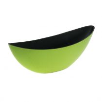 Cuenco decorativo plantador verde 39cm x 12cm H13cm