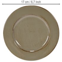 Artículo Platos pequeños para decoración o presentación, 17 cm, 6 unidades
