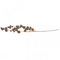 Artículo Rama decorativa Plátano con frutas Decoración de otoño Plátano artificial Marrón L82cm Ø2-4cm