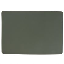 Mantel individual reversible ecopiel verde, gris 4uds