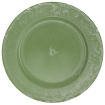 Plato cargador verde Ø25cm