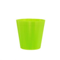 Puños plisados verde claro 8.5cm 100p
