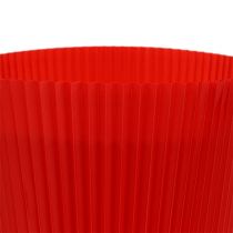 Artículo Puños plisados rojo 10,5cm 100 piezas