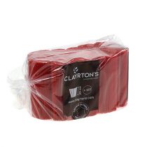 Artículo Puños plisados rojo 10,5cm 100 piezas