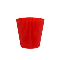 Artículo Puños plisados rojo 8,5cm 100 piezas