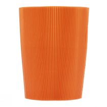Artículo Puños plisados para maceteros naranja 12,5cm 100uds