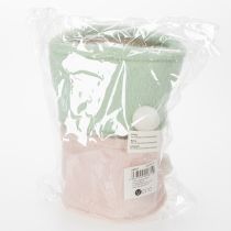 Artículo Cesta de almacenamiento de conejito de decoración de Pascua para regalos y sala de estar 18 cm 2 piezas