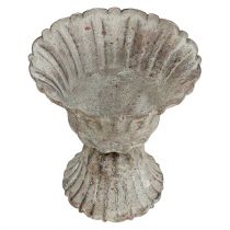 Artículo Taza gris aspecto antiguo Ø12cm H13.5cm