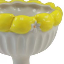 Artículo Taza cuenco de cerámica cuenco decorativo limón Ø14,5cm H14cm