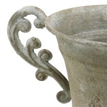 Artículo Taza antigua gris Ø16,8cm H24,8cm