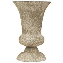 Artículo Jarrón de metal antiguo decorativo rústico Ø16,5 H24cm