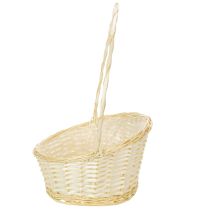 Artículo Cesta de regalo, cesta de mimbre, 44 cm x 36 cm