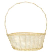 Artículo Cesta de regalo, cesta de mimbre, 44 cm x 36 cm