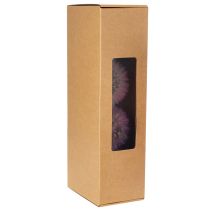 Artículo Decoración de diente de león, flor seca, estabilizada y teñida, delicada, duradera, 12 cm, 4 piezas